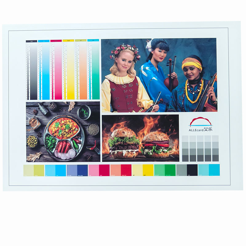 (White)  Laser digital PVC cardboard